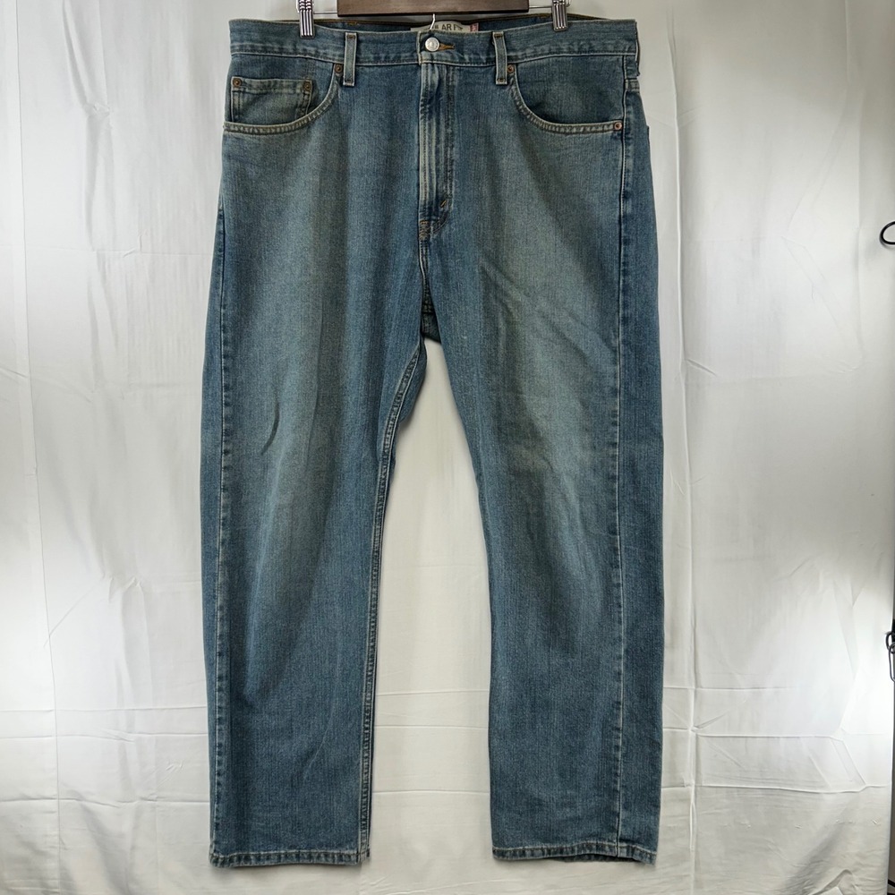 Levi's 505 Regular Fit Jeans Mens 38x30 Blue Straight Leg Denim 2007